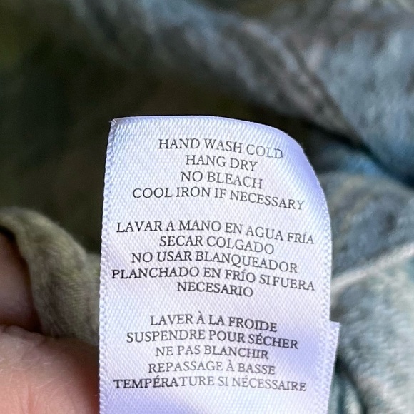 Rails Brady Long Sleeve Button Up Plaid Shirt in Sage Green Yellow Lemon Size XS - Picture 8 of 10